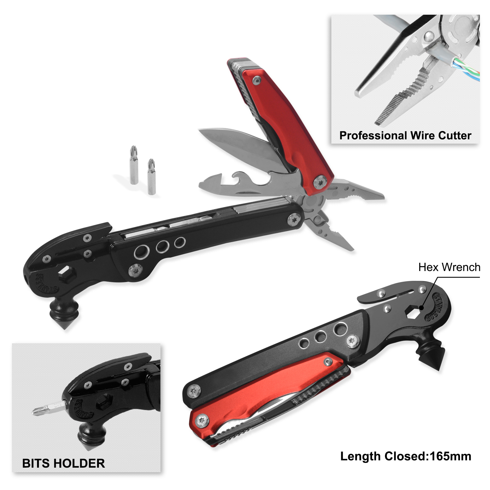 #8478S Multifunction Survival Hammer