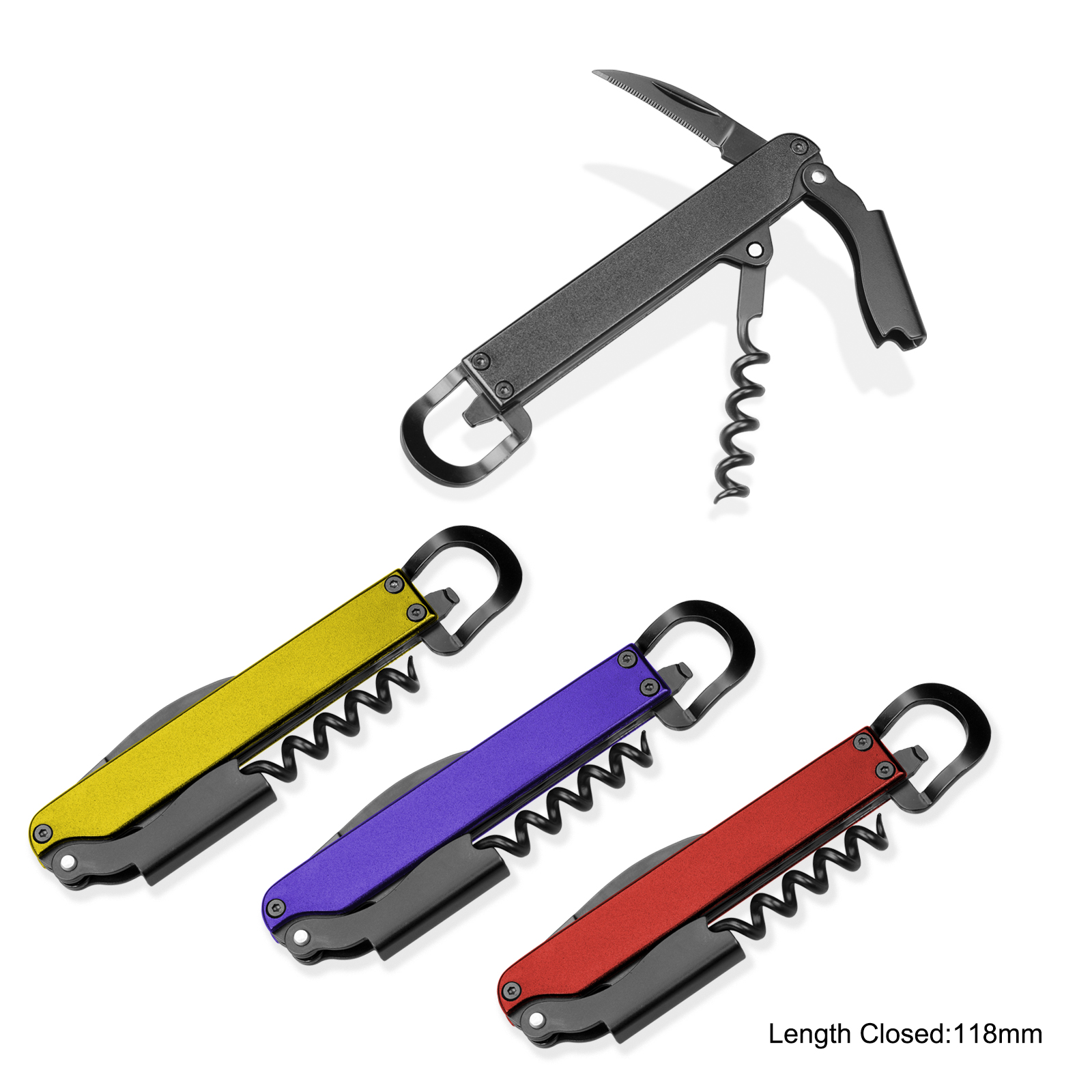 #1115 Waiter's Corkscrew with Bottle Opener