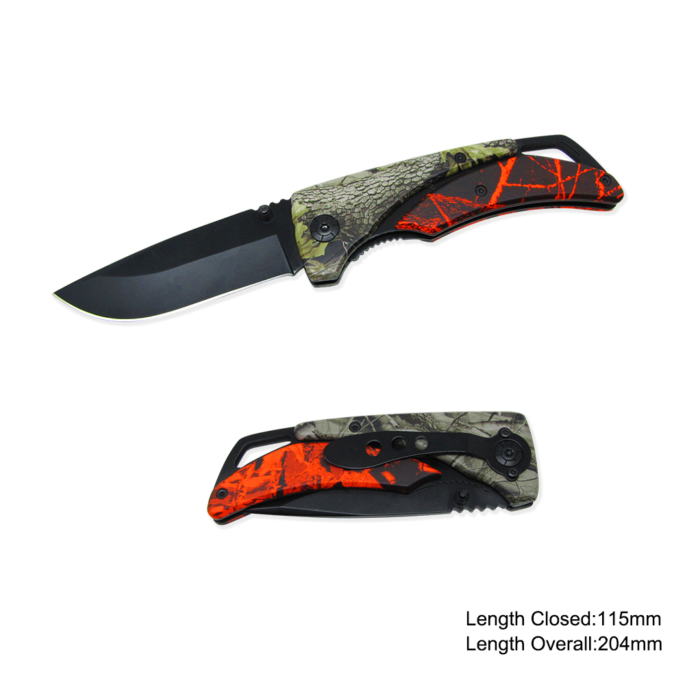 #3696 Folding Knife with with Camouflage