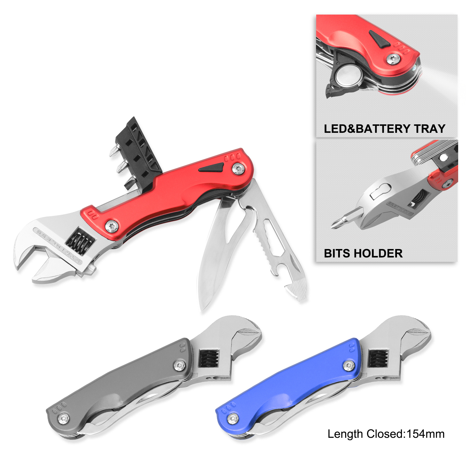 #8441AM Multifunction Wrench with LED Flashlight